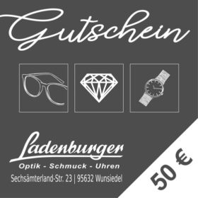 Geschenk Gutschein Ladenburger 50 EUR